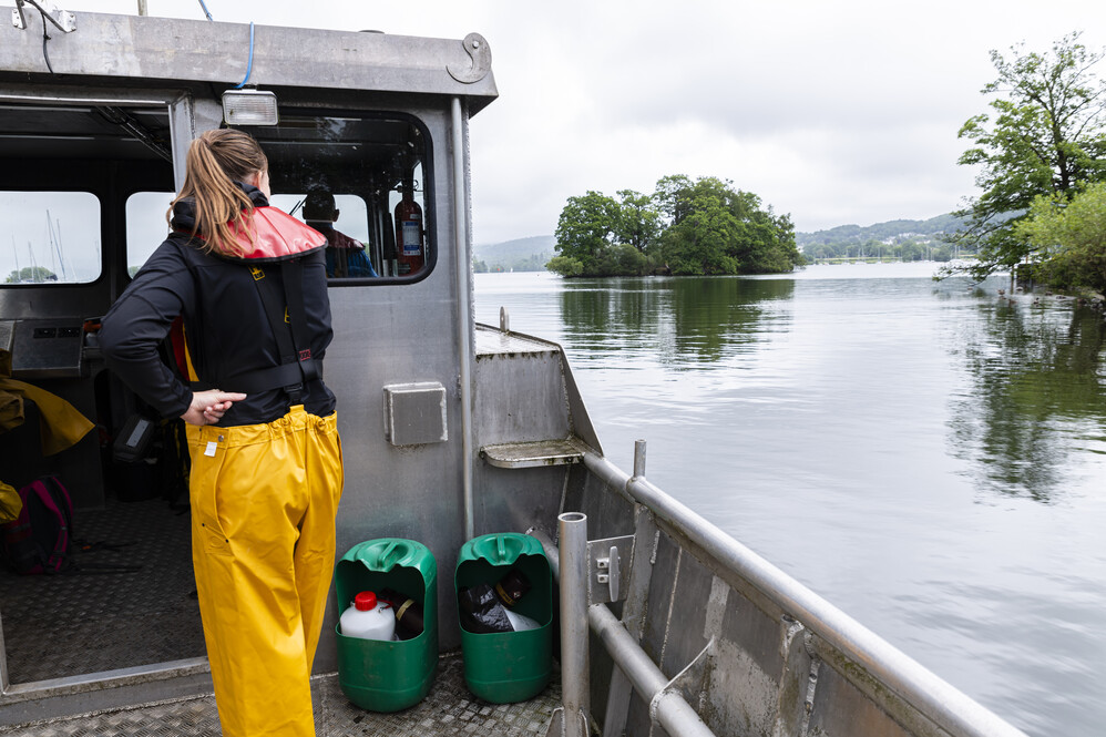 Windermere, lake sampling