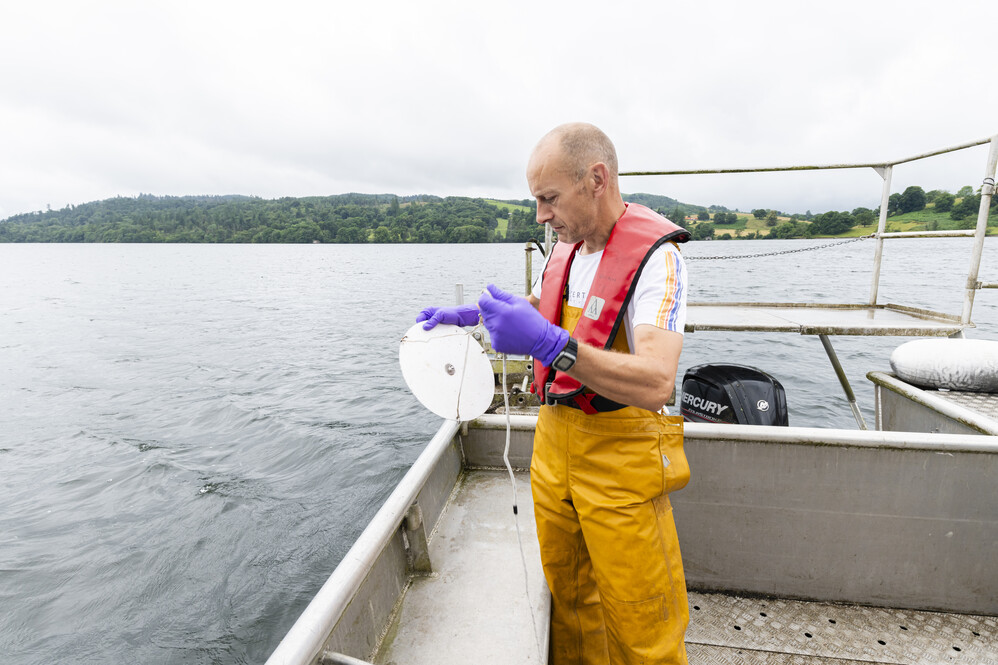 Windermere, lake sampling