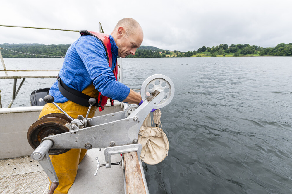 Windermere, lake sampling