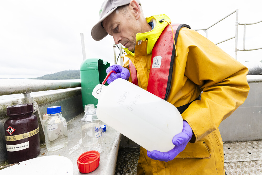 Windermere, lake sampling
