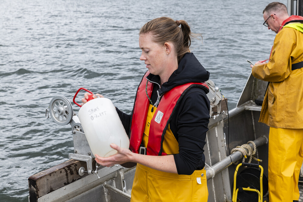 Windermere, lake sampling