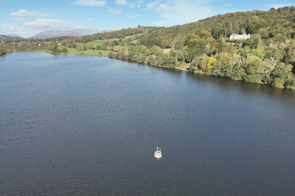 Esthwaite water drone photo, October 2024.