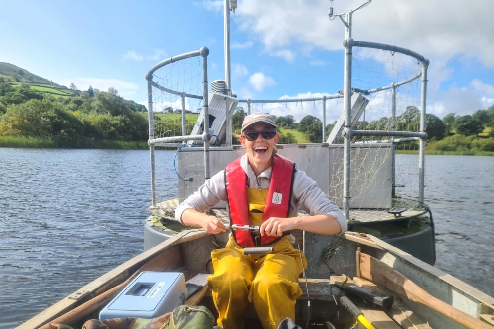 Blelham Tarn sampling.